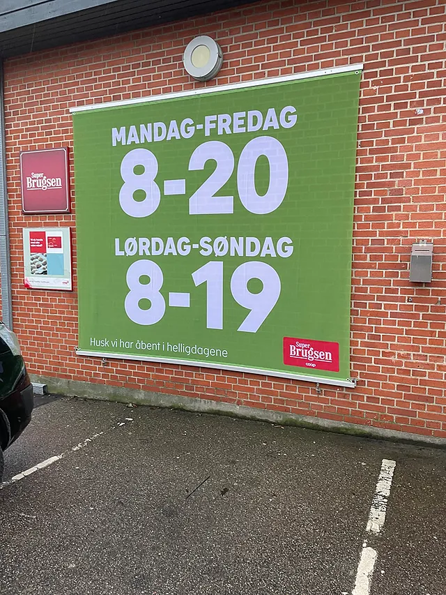 Storformat print - banner i stof